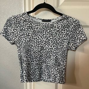 Brandy Melville cheetah print top!